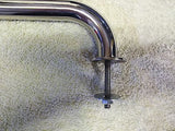 A pair of stainless steel grab rails 500mm marine grade 316 boat handrails 25mm - southern marine products
