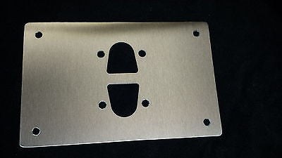 LARGE MOUNTING PLATE FOR EBERSPACHER WEBASTO DIESEL HEATER STAINLESS STEEL - southern marine products