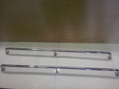 A pair of stainless grab rails 1000mm marine grade 316 boat hand rail 25mm tube - southern marine products