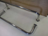 Pair of 1800mm long 150mm high 19mm 316 Stainless Steel Boat Grab Rails/Handles - southern marine products