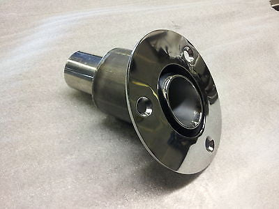 skin fitting 30mm for webasto heaters stainless steel  polished eberspacher - southern marine products