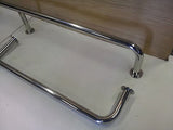 Pair of 1800mm long 150mm high 1" 316 Stainless Steel Boat Grab Rails/Handles - southern marine products