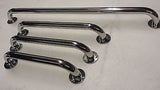 PAIR mirror polished Stainless Steel boat hand rails 1" 25mm D Various Lengths - southern marine products