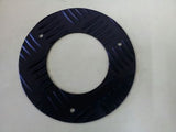 Landrover Defender Chequer Plate Side exit Exhaust ring,BLACK  150x90mm 300tdi - southern marine products