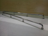 A pair of stainless steel grab rails1400mm marine grade 316 boat hand rail,boat - southern marine products