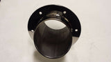 316 Stainless steel 4" transom marine exhaust outlet boat  slash cut polished. - southern marine products
