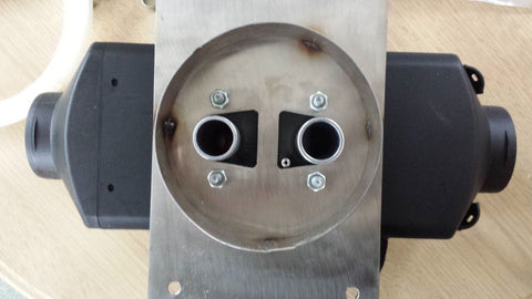 STAINLESS STEEL TURRET MOUNTING PLATE EBERSPACHER D2 D4 WEBASTO  HEATER T4 T5 - southern marine products