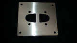 SMALL MOUNTING PLATE FOR EBERSPACHER WEBASTO DIESEL HEATER STAINLESS STEEL d2 - southern marine products