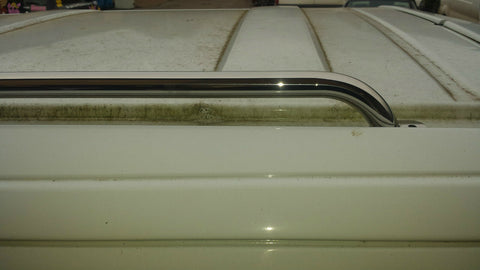 VW T4 32mm LWB  QUALITY MIRROR POLISHED 316 MARINE Stainless Steel Roof Bars - southern marine products