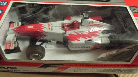 F1 REMOTE CONTROL CAR NEW BOXED 1;18 CE APPROVED RACE CAR - southern marine products